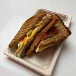 Egg white club sandwich