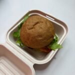 Healthy chicken burger